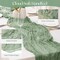 2 Pcs Sage Green Cheesecloth Table Runner - 120 inch 10FT Boho Rustic Gauze Cheese Cloth(Sage Green)120"L x 35"W